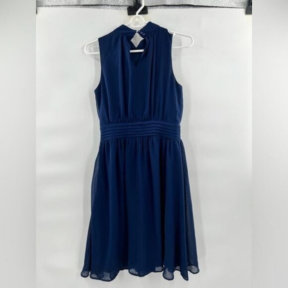 ModCloth fervour blue sleeveless dress size S womens - Picture 4 of 9